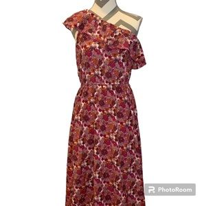 Liberty of London floor length one shoulder dress size M